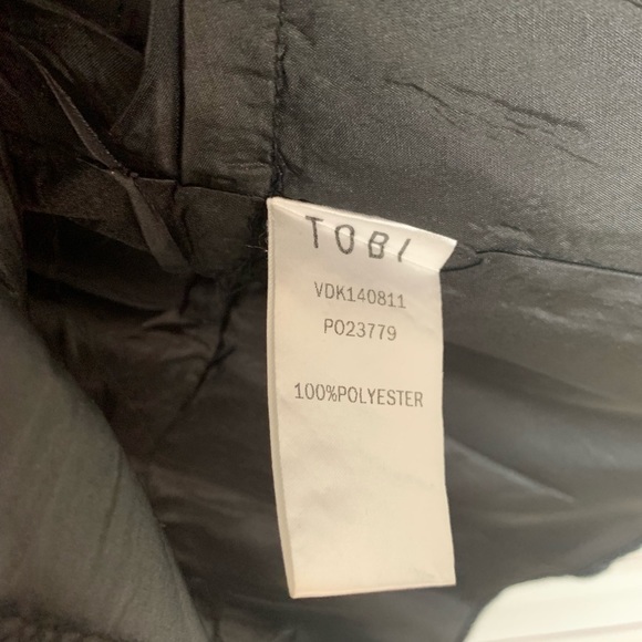 Tobi MILA BLACK LACE PLEATED SKATER DRESS … - Picture 8 of 11